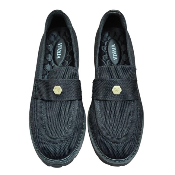 VIVAIA Round-Toe Platform Chunky Heel Loafers (Francesca) Size EU 35.5 - Picture 4 of 13